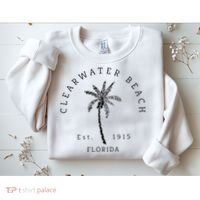 Cool Clearwater Beach Original Florida Beaches Sweatshirt thumb 2