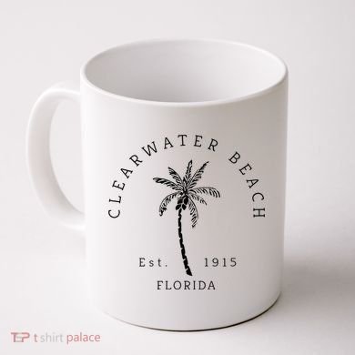 Cool Clearwater Beach Original Florida Beaches Coffee Mug