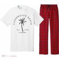 Cool Clearwater Beach Original Florida Beaches Pajama Set thumb 0