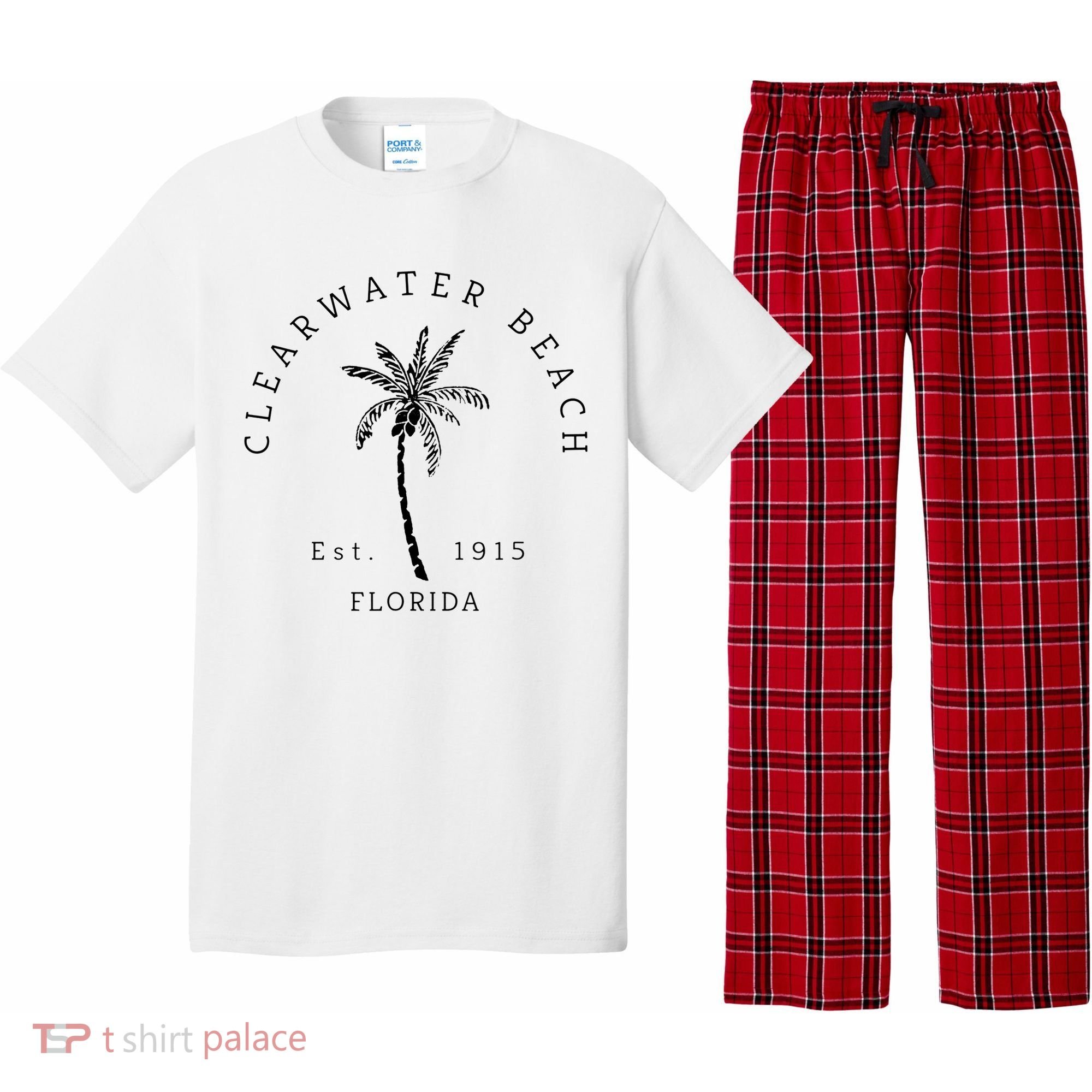 Cool Clearwater Beach Original Florida Beaches Pajama Set