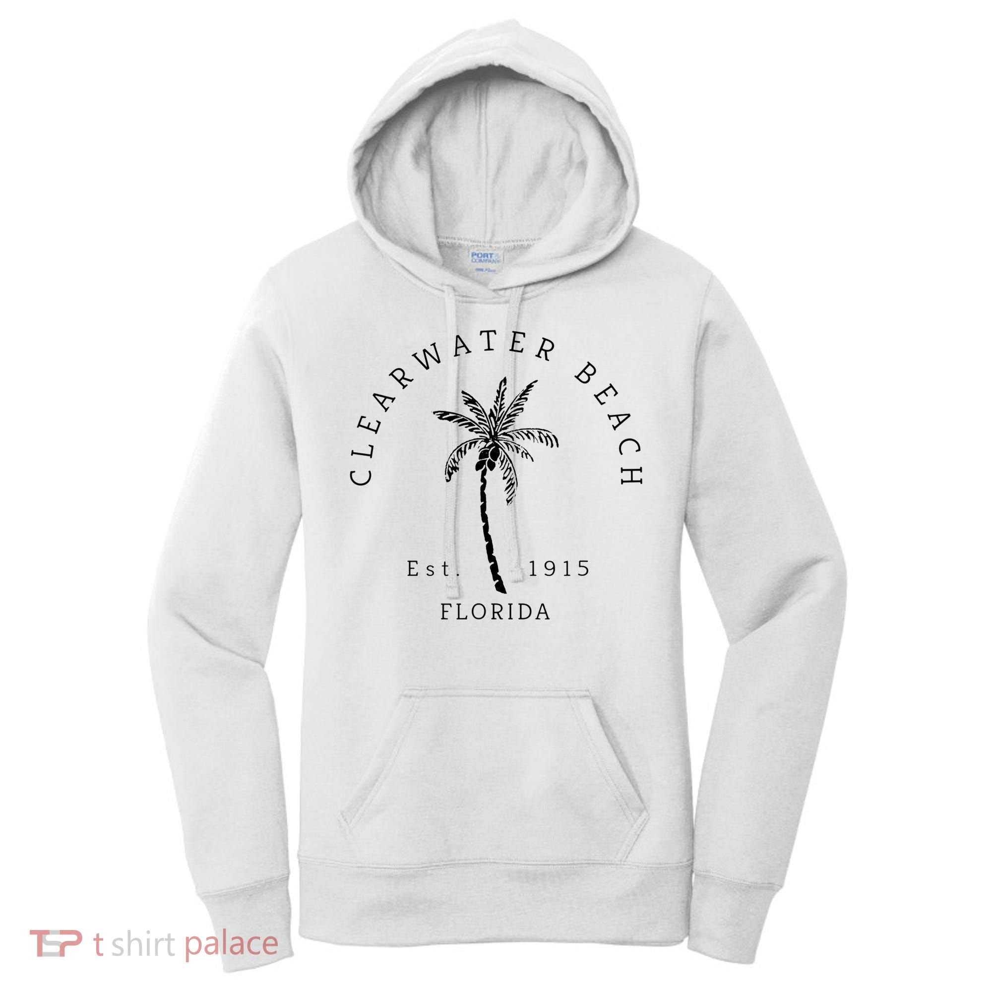Cool Clearwater Beach Original Florida Beaches Women's Hoodie