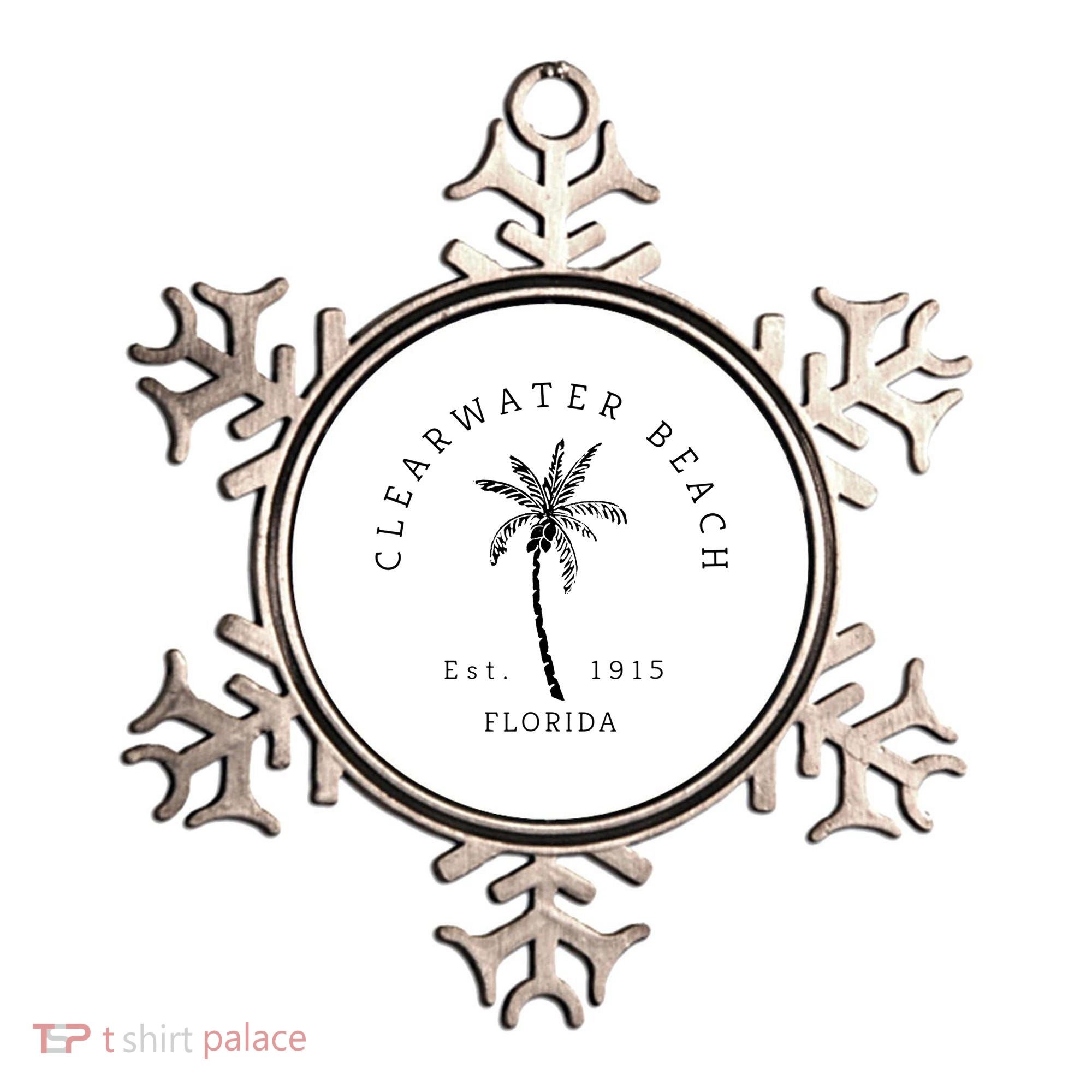 Cool Clearwater Beach Original Florida Beaches Ornament