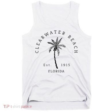 Cool Clearwater Beach Original Florida Beaches Tank Top