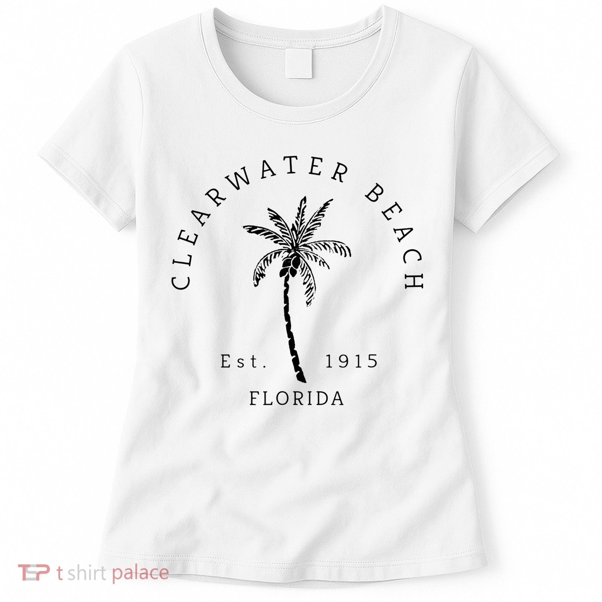 Cool Clearwater Beach Original Florida Beaches Women's T-Shirt