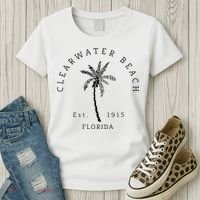 Cool Clearwater Beach Original Florida Beaches Women's T-Shirt thumb 3