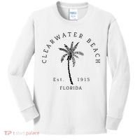 Cool Clearwater Beach Original Florida Beaches Kids Long Sleeve Shirt thumb 0