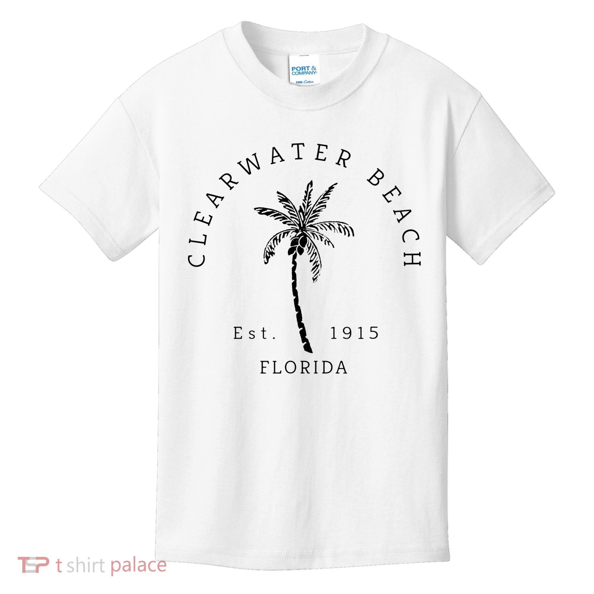 Cool Clearwater Beach Original Florida Beaches Kids T-Shirt