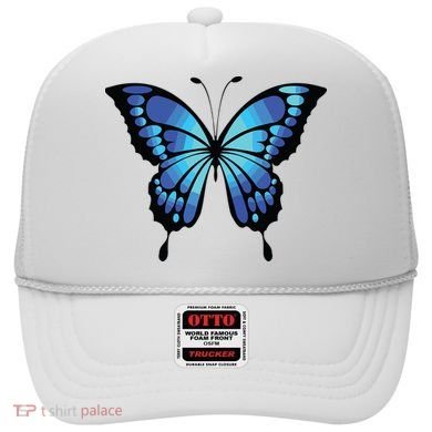 Cute Colorful Blue Butterfly Hat