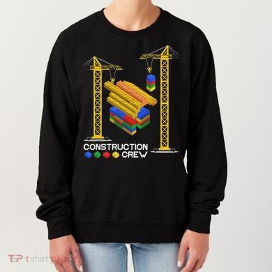 Construction Crew Building Blocks Master Builder Women's Sweatshirt