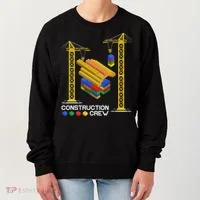 Construction Crew Building Blocks Master Builder Women's Sweatshirt thumb 0