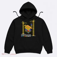 Construction Crew Building Blocks Master Builder Hoodie thumb 0