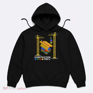 Construction Crew Building Blocks Master Builder Hoodie