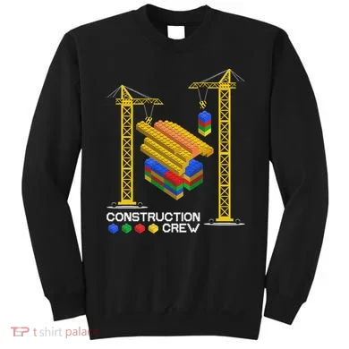Construction Crew Building Blocks Master Builder Sweatshirt