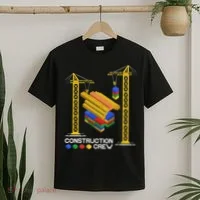 Construction Crew Building Blocks Master Builder T-Shirt thumb 2
