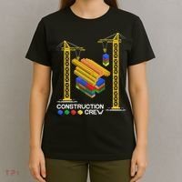Construction Crew Building Blocks Master Builder T-Shirt thumb 4