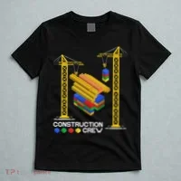 Construction Crew Building Blocks Master Builder T-Shirt thumb 5