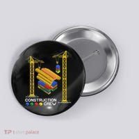 Construction Crew Building Blocks Master Builder Button thumb 0