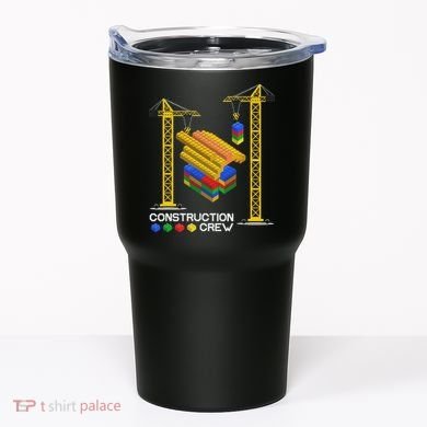 Construction Crew Building Blocks Master Builder Tumbler