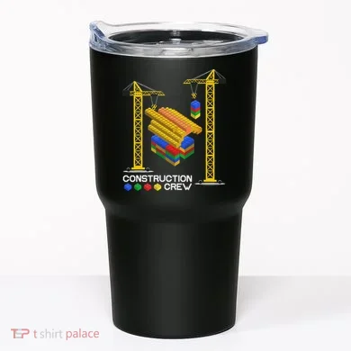 Construction Crew Building Blocks Master Builder Tumbler