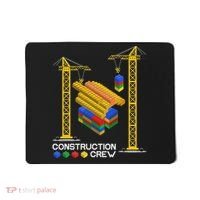 Construction Crew Building Blocks Master Builder Mousepad thumb 0