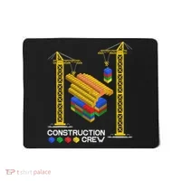 Construction Crew Building Blocks Master Builder Mousepad thumb 0