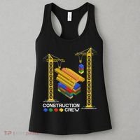 Construction Crew Building Blocks Master Builder Women's Tank Top thumb 3