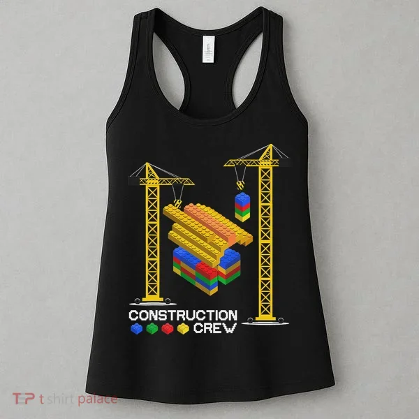 Construction Crew Building Blocks Master Builder Women's Tank Top