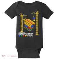 Construction Crew Building Blocks Master Builder Baby Bodysuit thumb 0