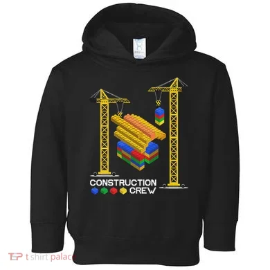 Construction Crew Building Blocks Master Builder Toddler Hoodie