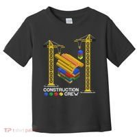 Construction Crew Building Blocks Master Builder Toddler T-Shirt thumb 0
