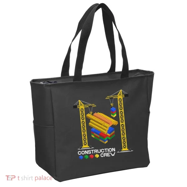 Construction Crew Building Blocks Master Builder Tote Bag