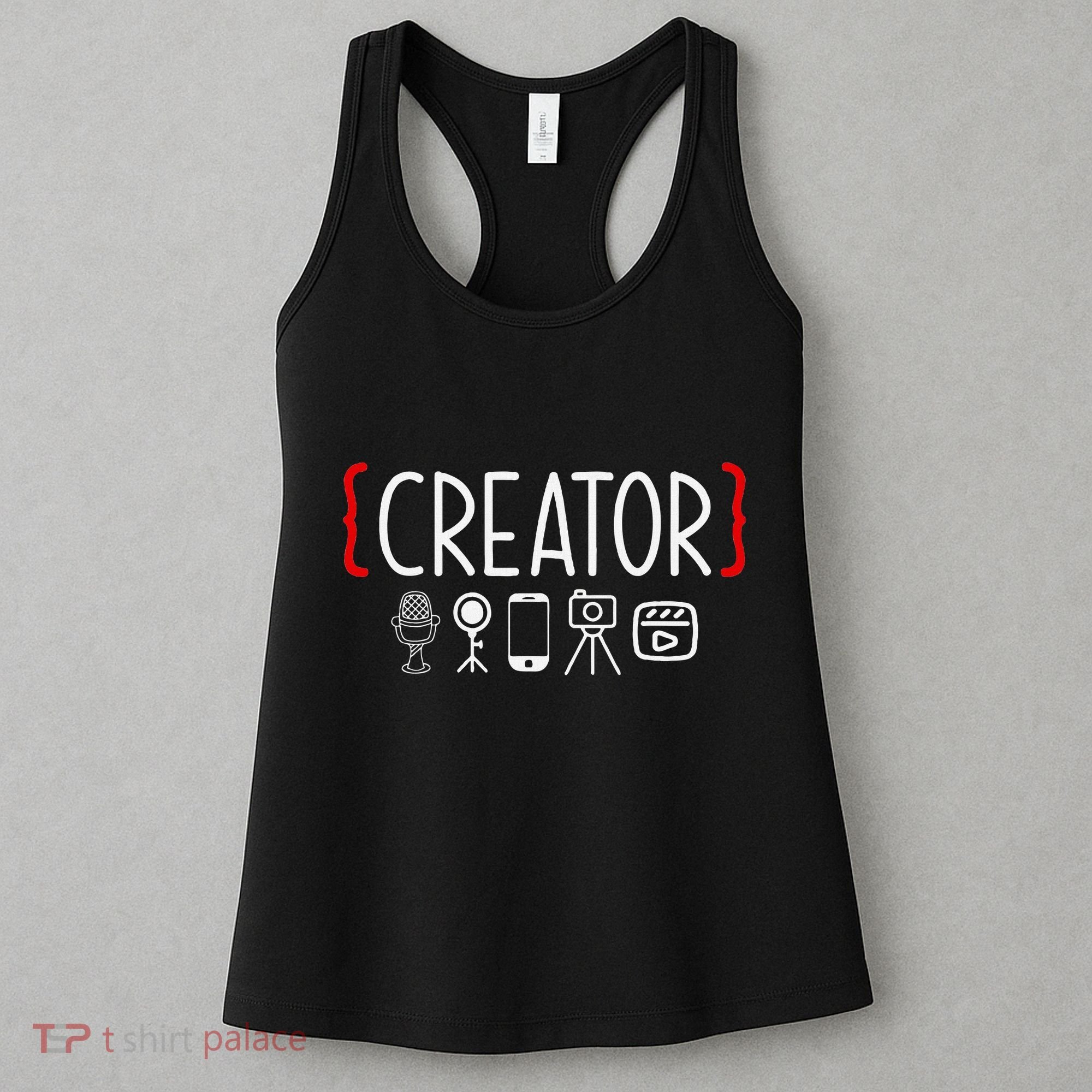 Content Creator Blogger Vlogger Influencer Creator Women's Tank Top