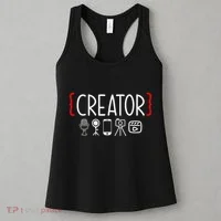 Content Creator Blogger Vlogger Influencer Creator Women's Tank Top thumb 3
