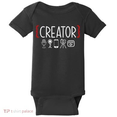 Content Creator Blogger Vlogger Influencer Creator Baby Bodysuit