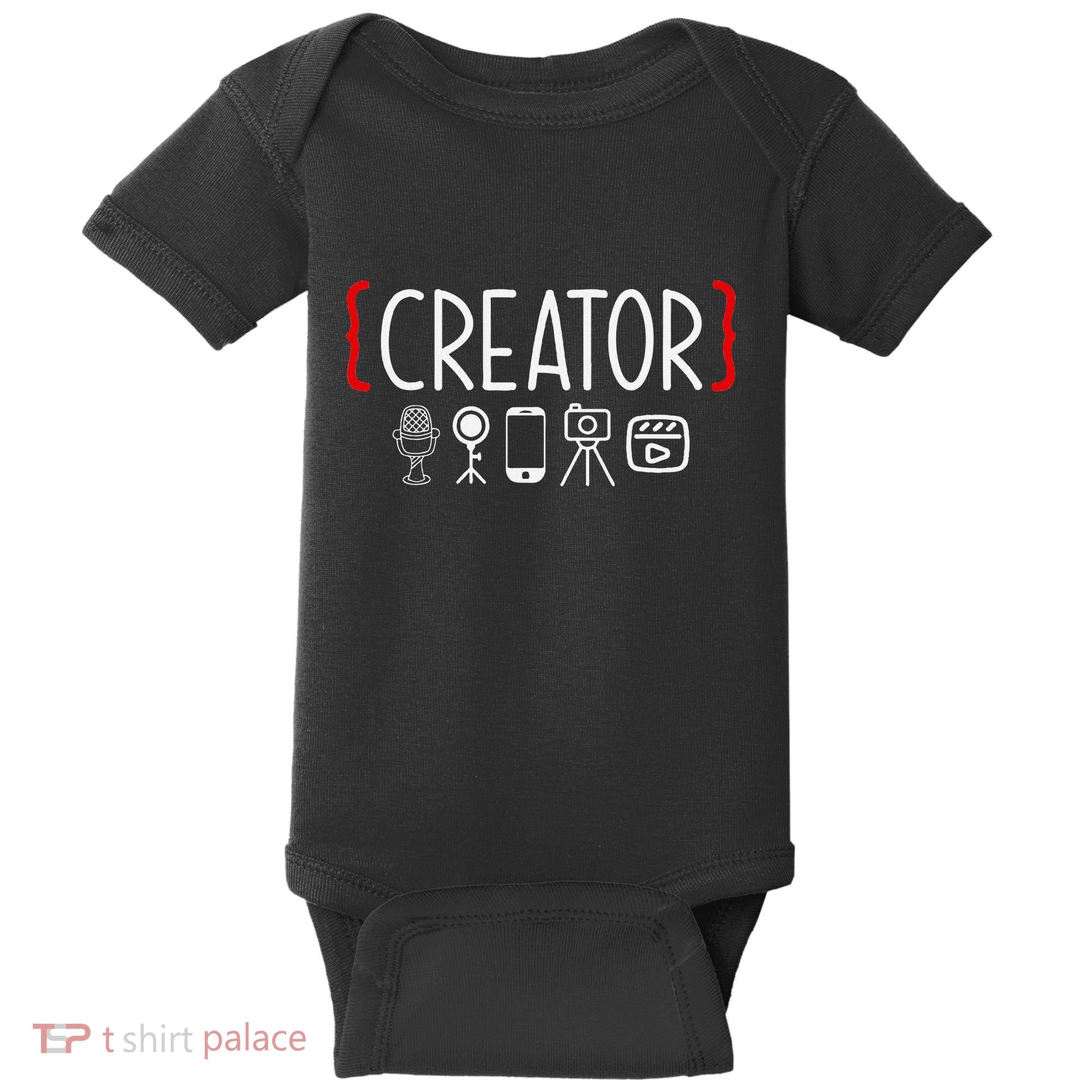 Content Creator Blogger Vlogger Influencer Creator Baby Bodysuit