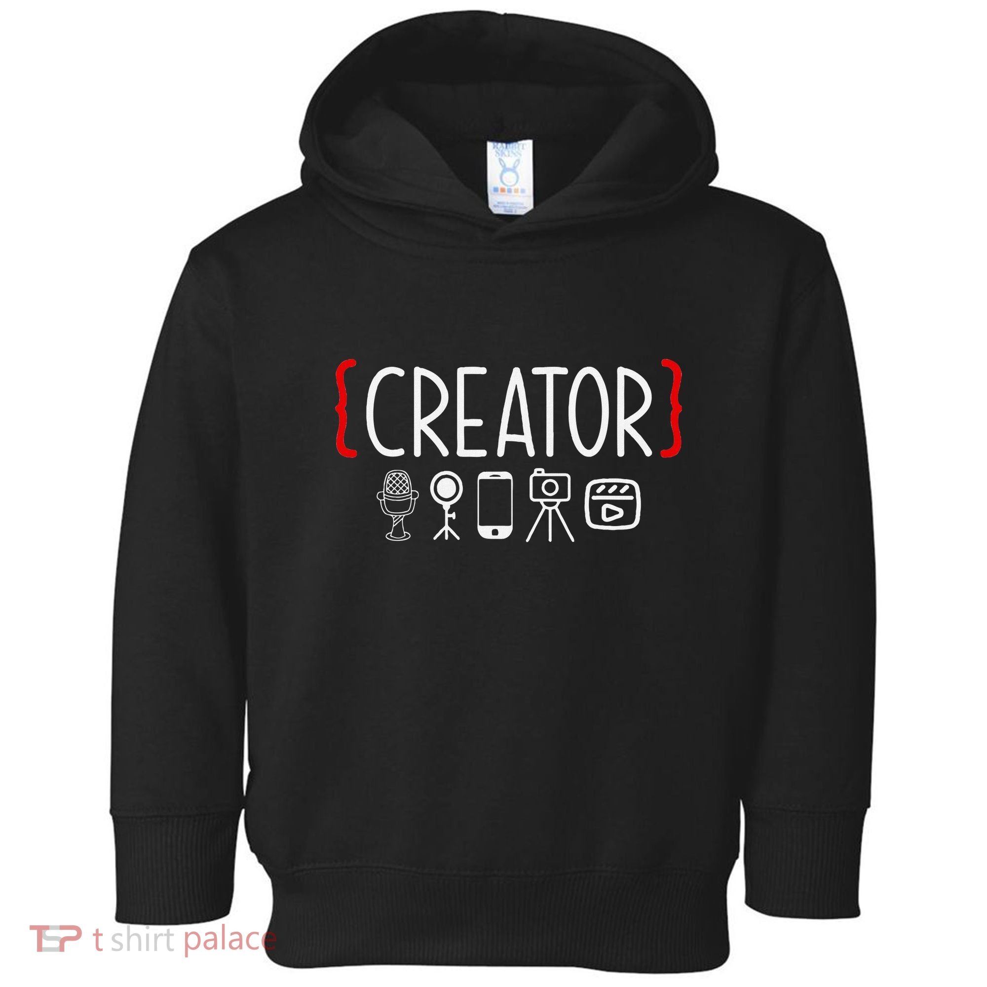 Content Creator Blogger Vlogger Influencer Creator Toddler Hoodie