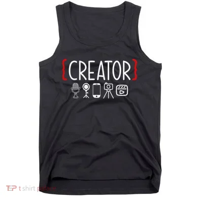 Content Creator Blogger Vlogger Influencer Creator Tank Top