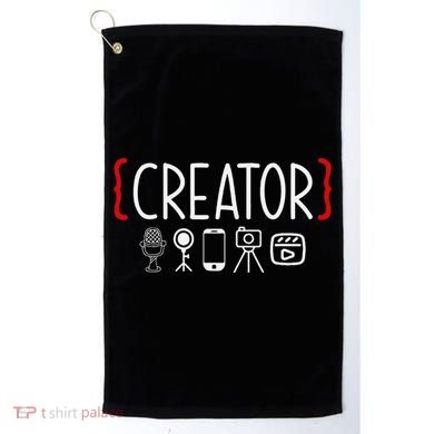Content Creator Blogger Vlogger Influencer Creator Golf Towel