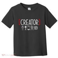 Content Creator Blogger Vlogger Influencer Creator Toddler T-Shirt thumb 0