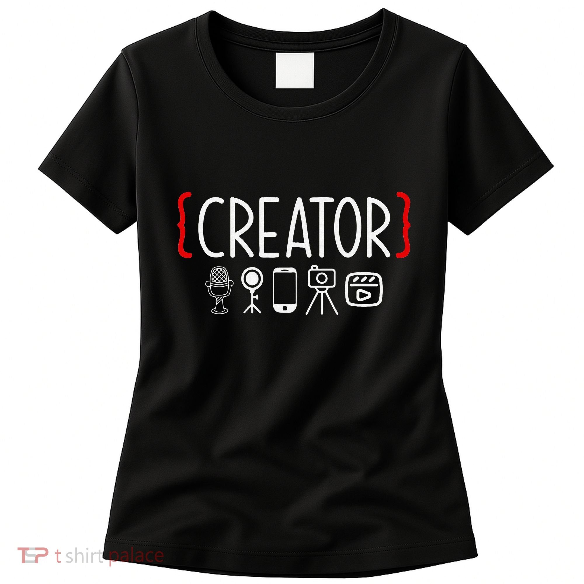 Content Creator Blogger Vlogger Influencer Creator Women's T-Shirt