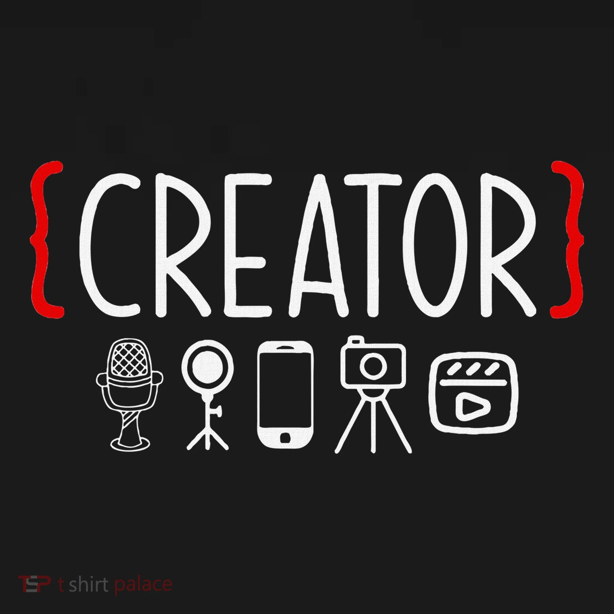 Content Creator Blogger Vlogger Influencer Creator Kids Long Sleeve Shirt