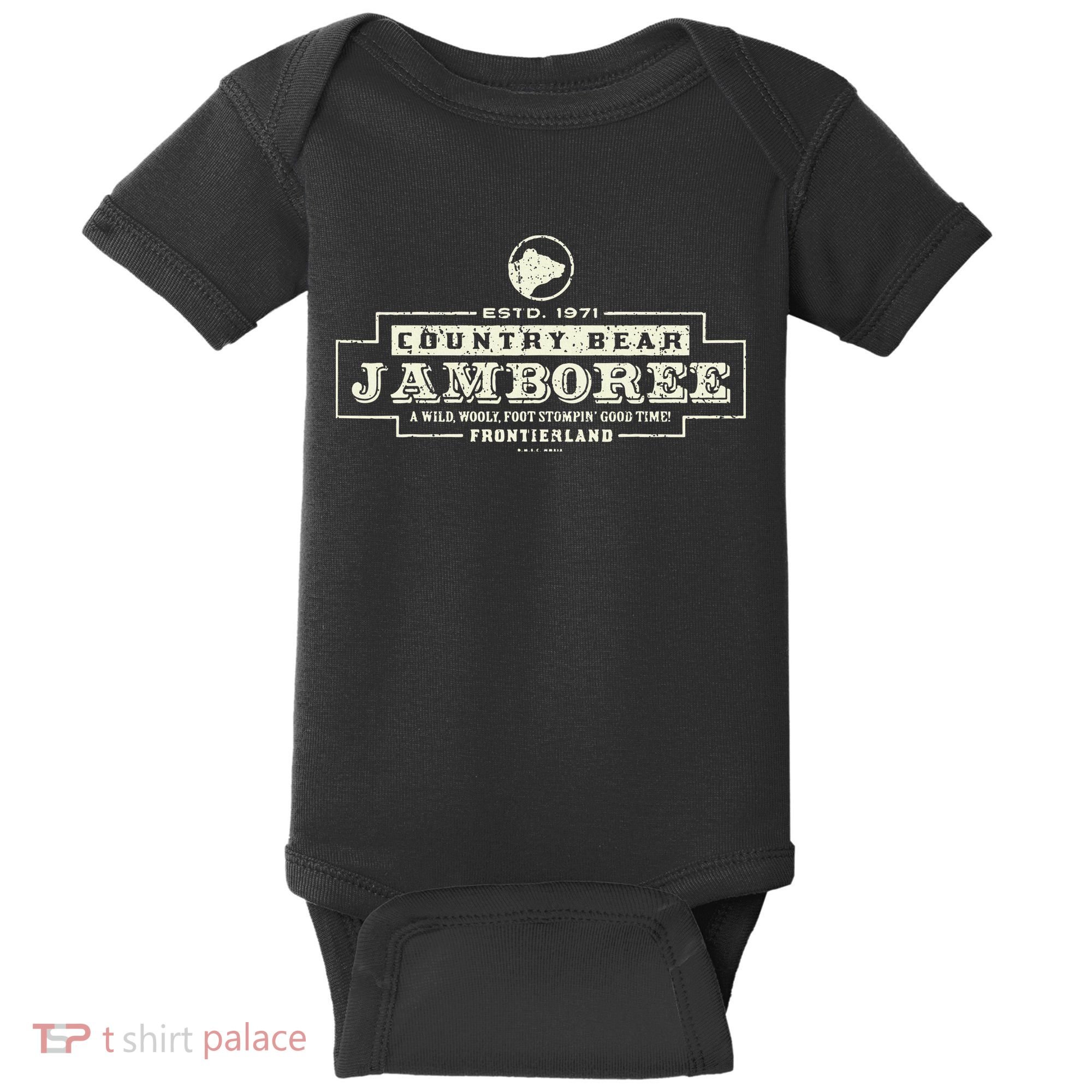 Classic Country Bear Jamboree Theme Park Series Baby Bodysuit