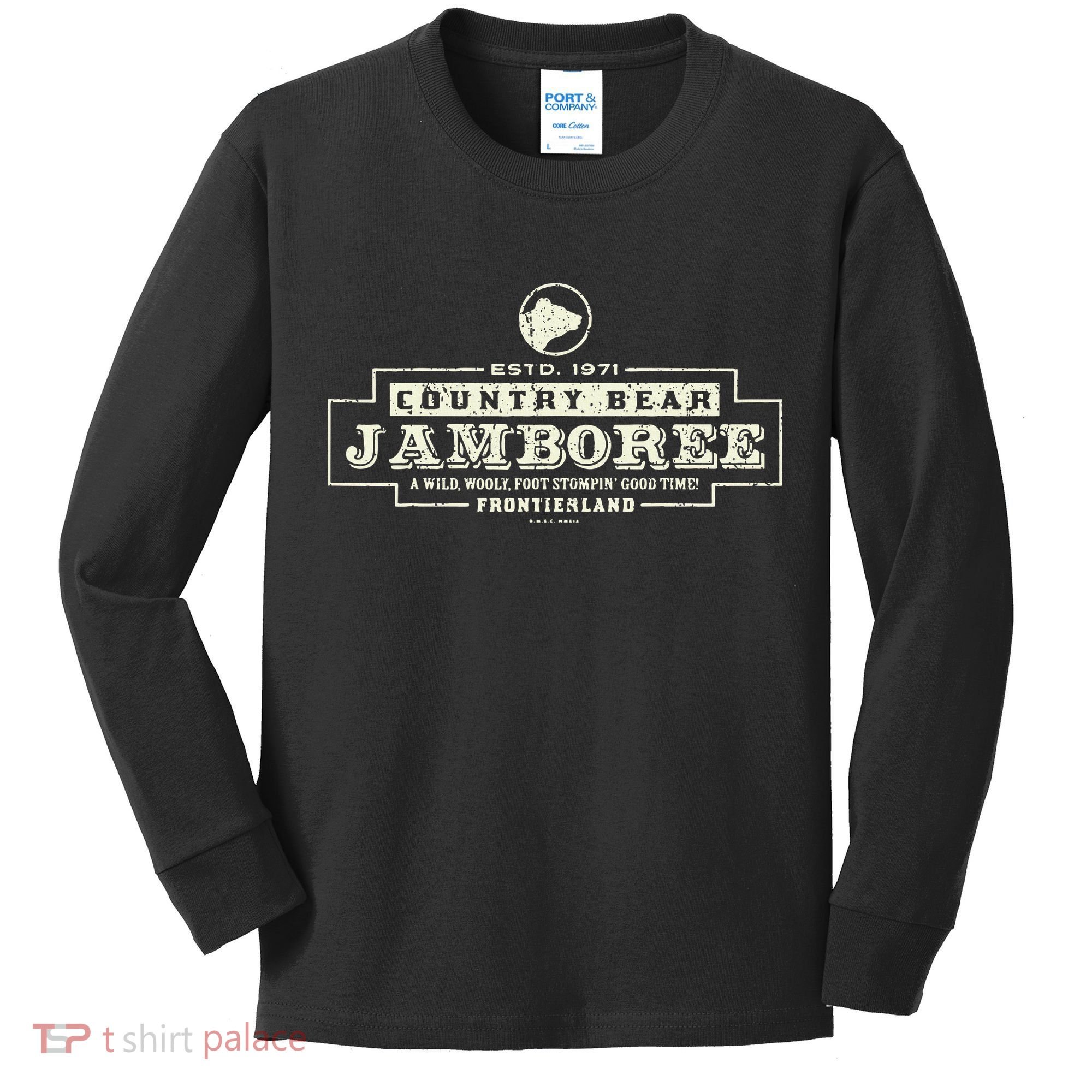 Classic Country Bear Jamboree Theme Park Series Kids Long Sleeve Shirt
