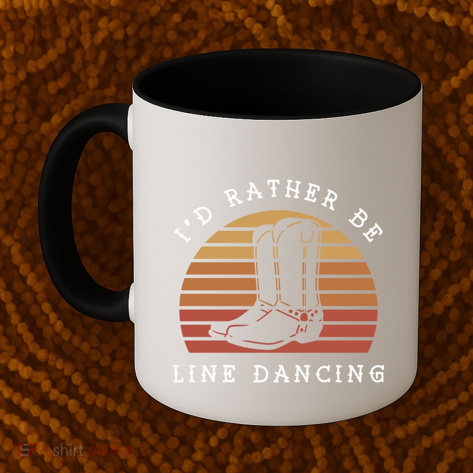 Cow Cow Boots ID Rather Be Line Dancing Great Gift Coffee Mug