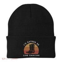 Cow Cow Boots ID Rather Be Line Dancing Great Gift Beanie thumb 0