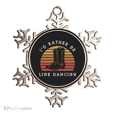 Cow Cow Boots ID Rather Be Line Dancing Great Gift Ornament