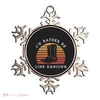 Cow Cow Boots ID Rather Be Line Dancing Great Gift Ornament thumb 0