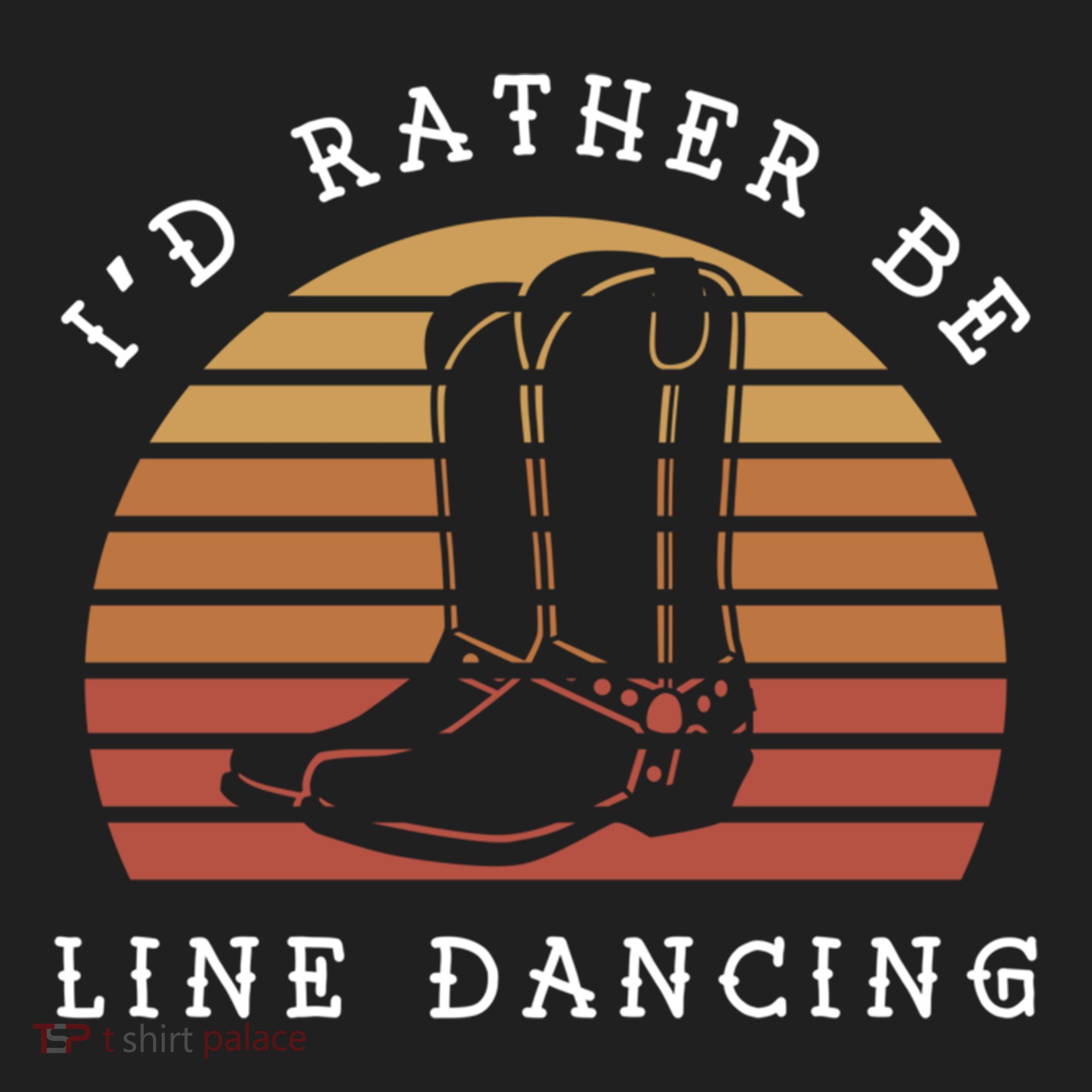 Cow Cow Boots ID Rather Be Line Dancing Great Gift Golf Towel