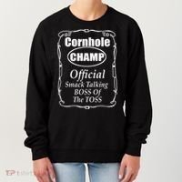 Cornhole Champion Boss of the Toss Cornhole Women's Sweatshirt thumb 0