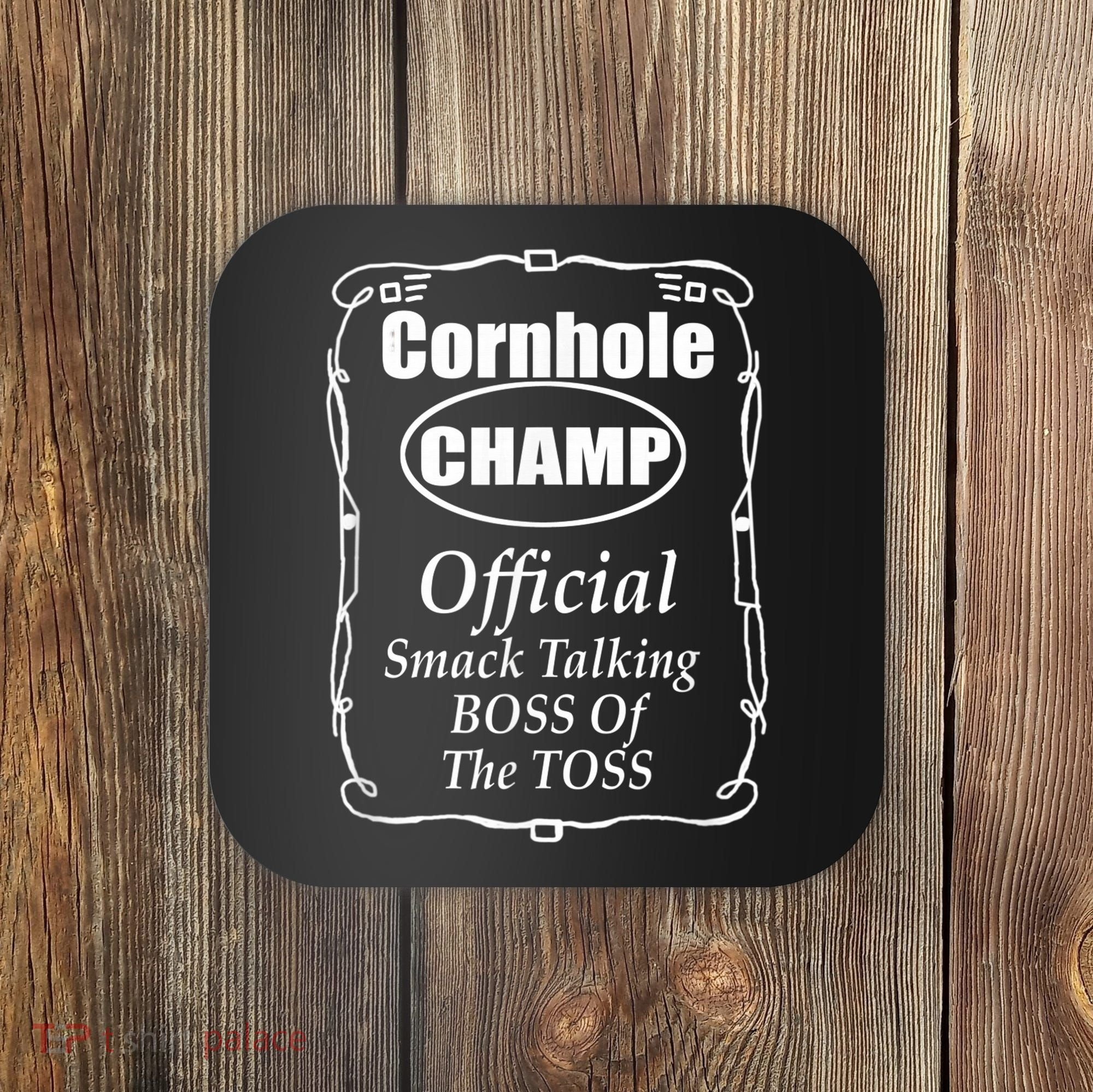 Cornhole Champion Boss of the Toss Cornhole Coaster